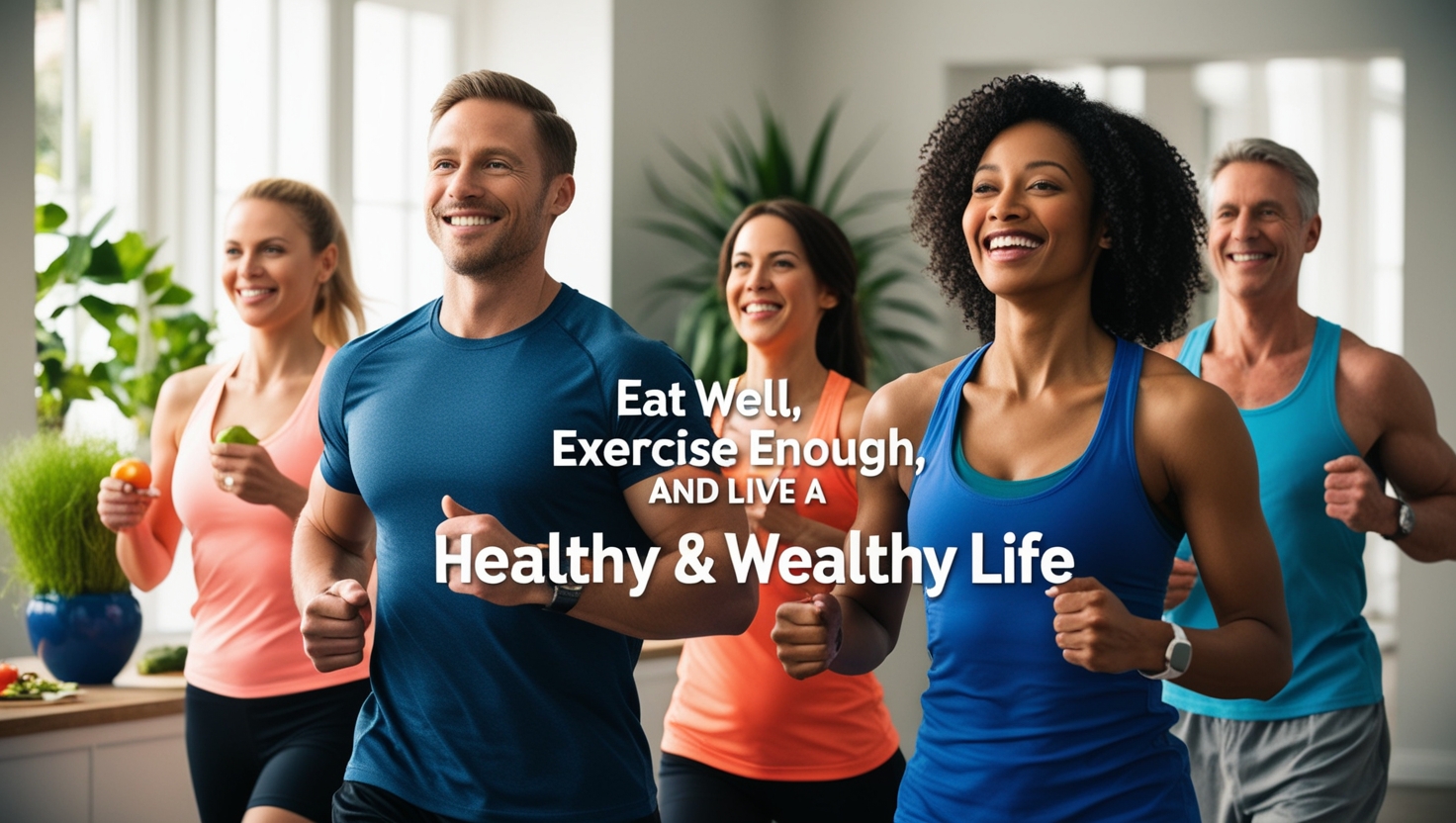 Eat well, exercise enough, and live a healthy life